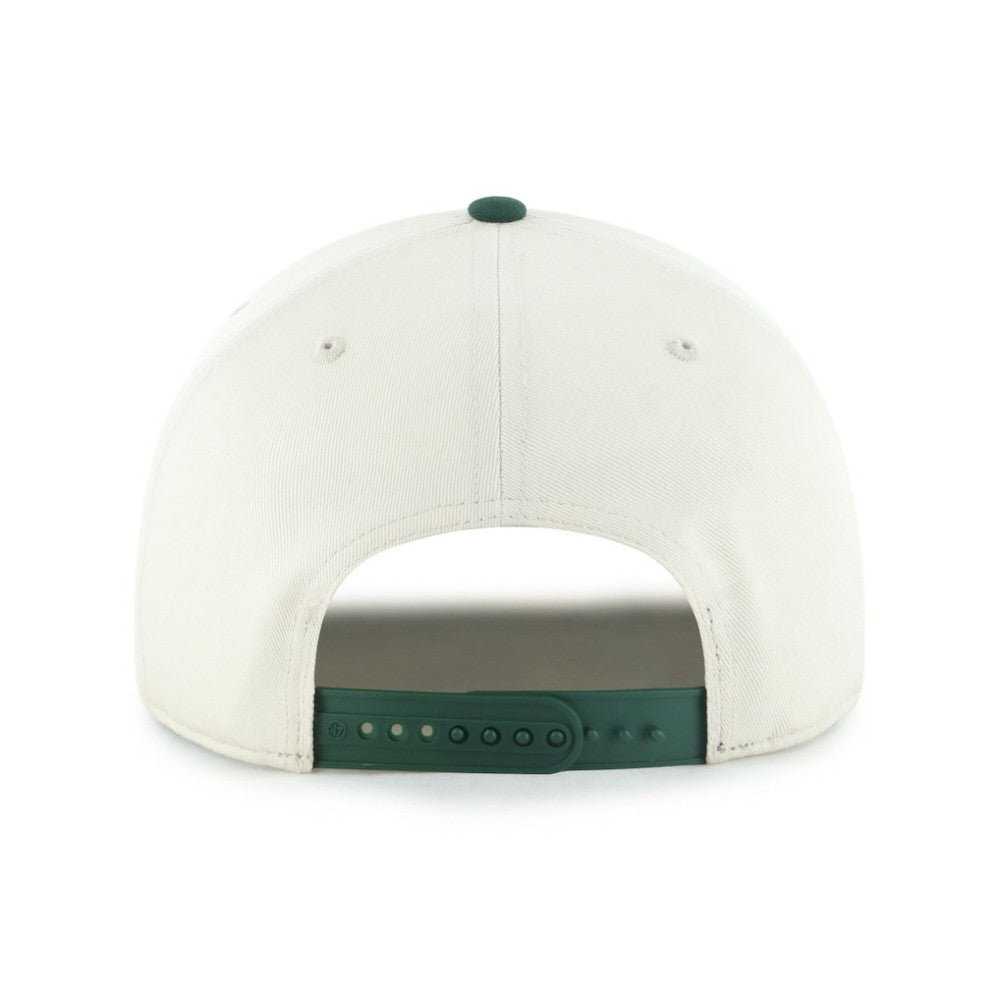 Athletics Frame Out Hitch Adjustable Hat - Natural/Green | 47 brand