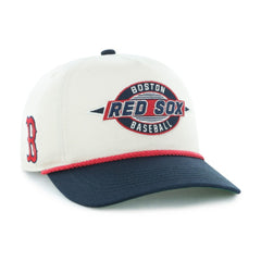 Boston Red Sox Frame Out Hitch Adjustable Hat - Natural/Navy | 47 brand