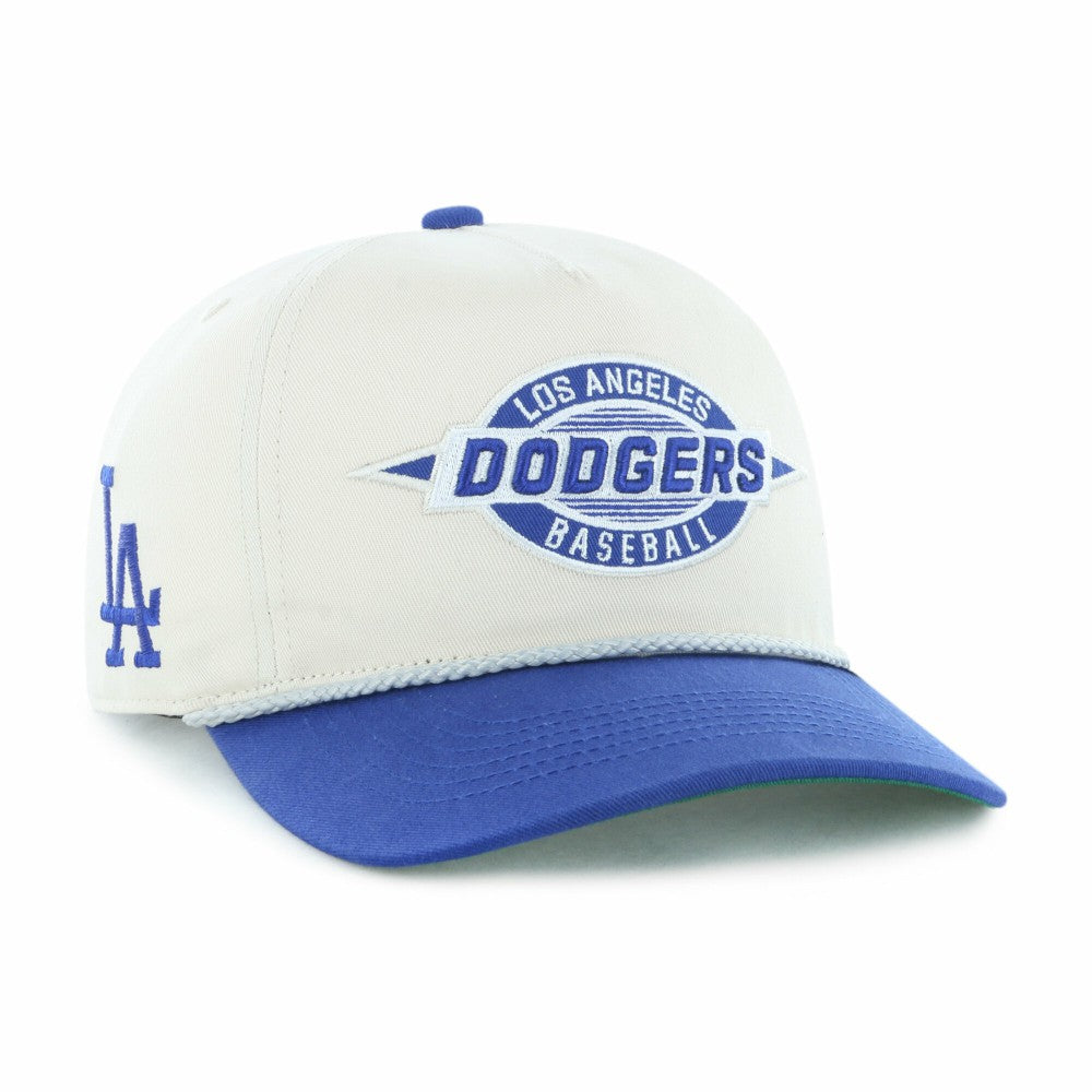 Los Angeles Dodgers Frame Out Hitch Adjustable Hat - Natural/Royal | 47 brand