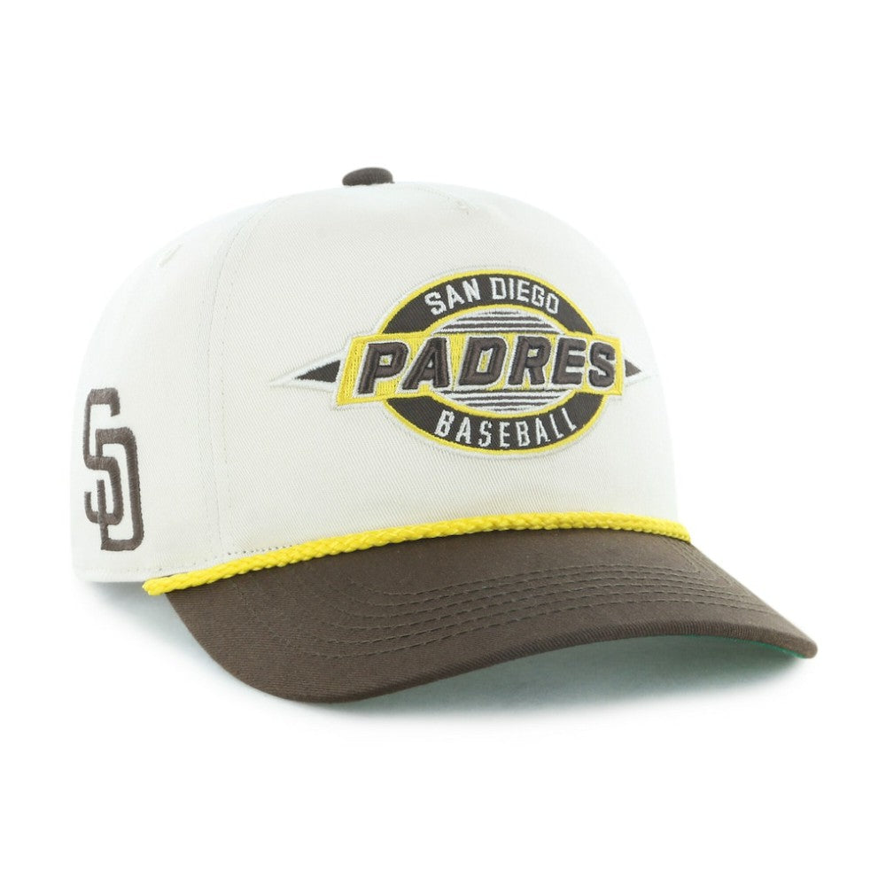 San Diego Padres Frame Out Hitch Adjustable Hat - Natural/Brown | 47 brand
