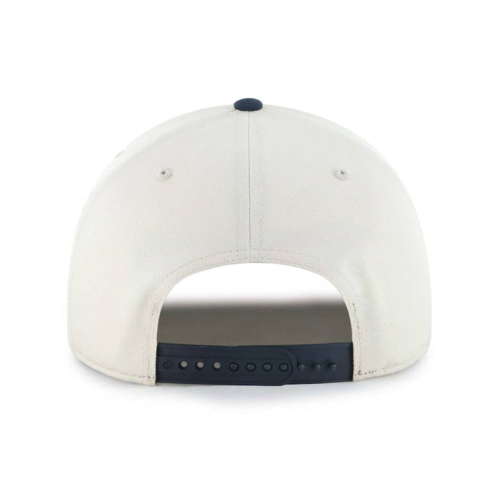Seattle Mariners Frame Out Hitch Adjustable Hat - Natural/Navy | 47 brand