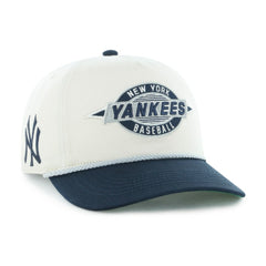 New York Yankees Frame Out Hitch Adjustable Hat - Natural/Navy | 47 brand