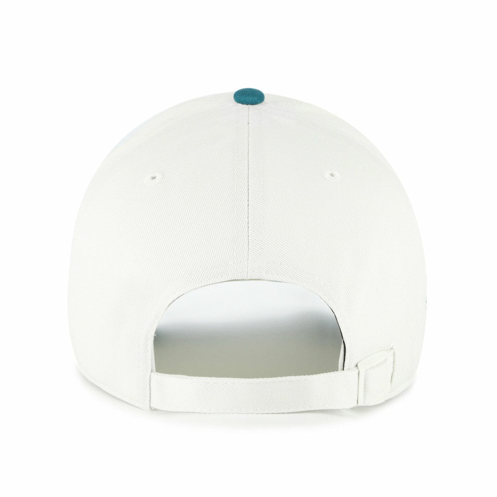 Athletics Contemporary Tonal Clean Up Adjustable Hat - White/Teal | 47 brand