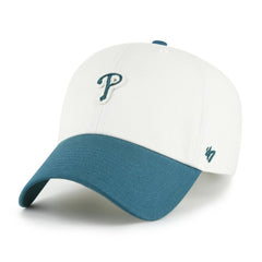 Philadelphia Phillies Contemporary Tonal Clean Up Adjustable Hat - White/Teal | 47 brand