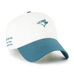 Toronto Blue Jays Contemporary Tonal Clean Up Adjustable Hat - White/Teal | 47 brand
