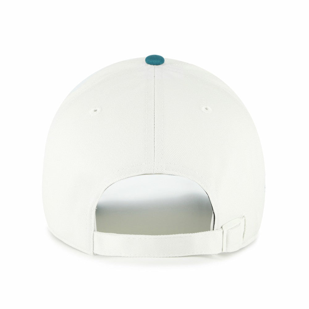 Kansas City Royals Contemporary Tonal Clean Up Adjustable Hat - White/Teal | 47 brand