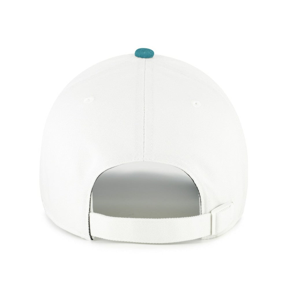 Chicago Cubs Contemporary Tonal Clean Up Adjustable Hat - White/Teal | 47 brand