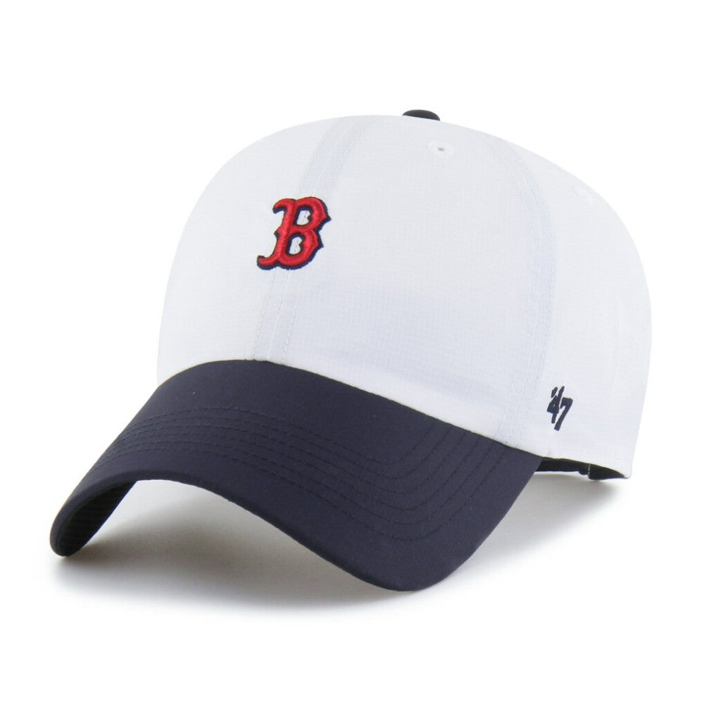 Boston Red Sox Vista Mini Clean Up brrr° Adjustable Hat - White/Navy | 47 brand