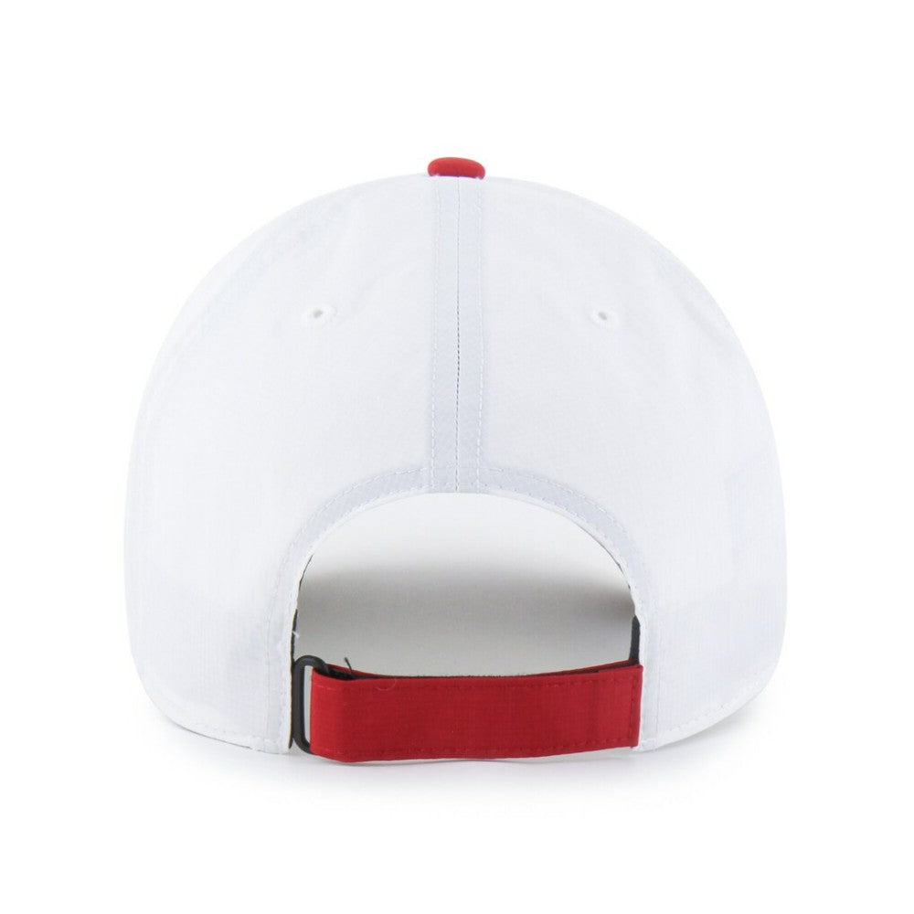 Cincinnati Reds Vista Mini Clean Up brrr° Adjustable Hat - White/Red | 47 brand