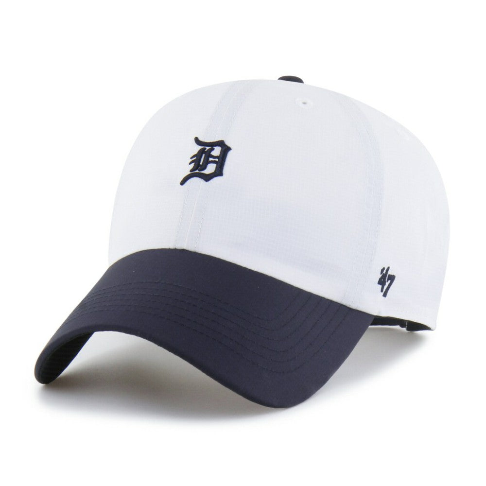 Detroit Tigers Vista Mini Clean Up brrr° Adjustable Hat - White/Navy | 47 brand