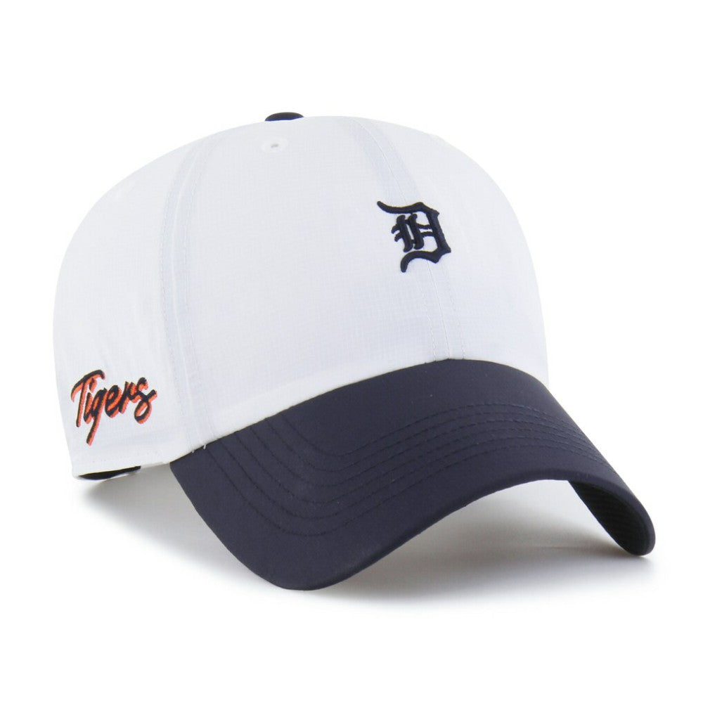 Detroit Tigers Vista Mini Clean Up brrr° Adjustable Hat - White/Navy | 47 brand