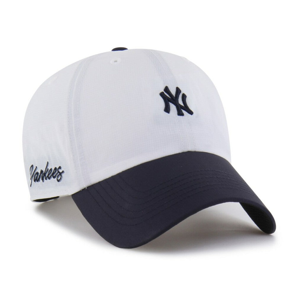 New York Yankees Vista Mini Clean Up brrr° Adjustable Hat - White/Navy | 47 brand