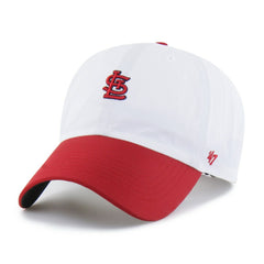 St. Louis Cardinals Vista Mini Clean Up brrr° Adjustable Hat - White/Red | 47 brand