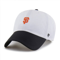 San Francisco Giants Vista Mini Clean Up brrr° Adjustable Hat - White/Black | 47 brand
