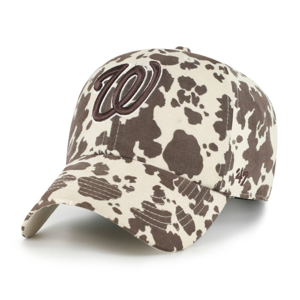 Washington Nationals Women's Bessie Clean Up Adjustable Hat - Natural | 47 brand