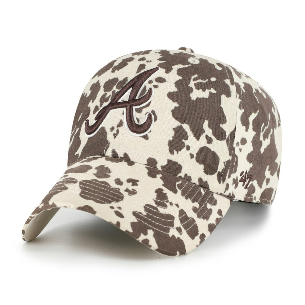 Atlanta Braves Women's Bessie Clean Up Adjustable Hat - Natural | 47 brand