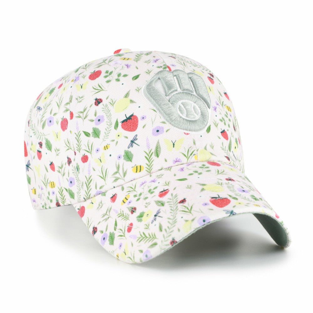 Milwaukee Brewers Women's Posey Clean Up Adjustable Hat - Light Pink | 47 brand
