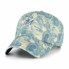 Miami Marlins Women's Gardenia Clean Up Adjustable Hat - Blue | 47 brand