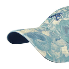 Atlanta Braves Women's Gardenia Clean Up Adjustable Hat - Blue | 47 brand
