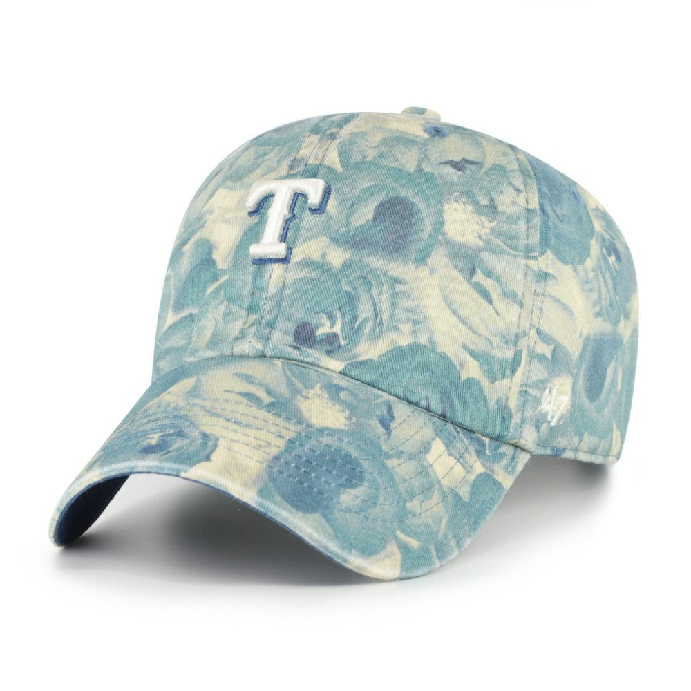 Texas Rangers Women's Gardenia Clean Up Adjustable Hat - Blue | 47 brand