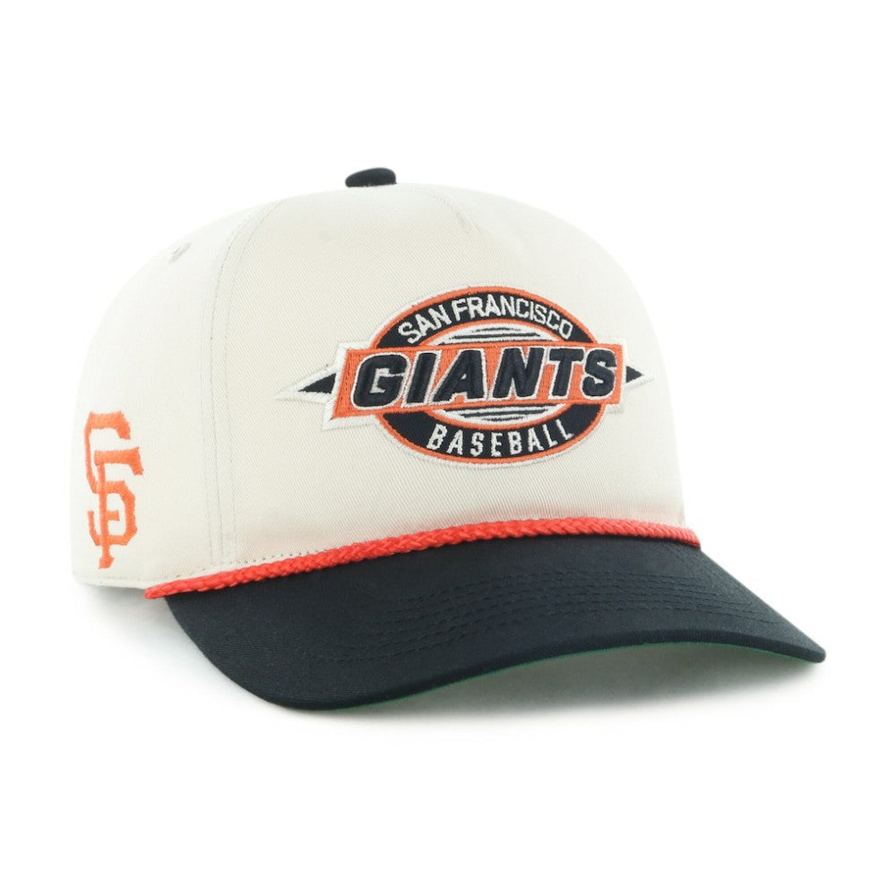 San Francisco Giants Youth Frame Out Hitch Adjustable Hat - Natural/Black | 47 brand