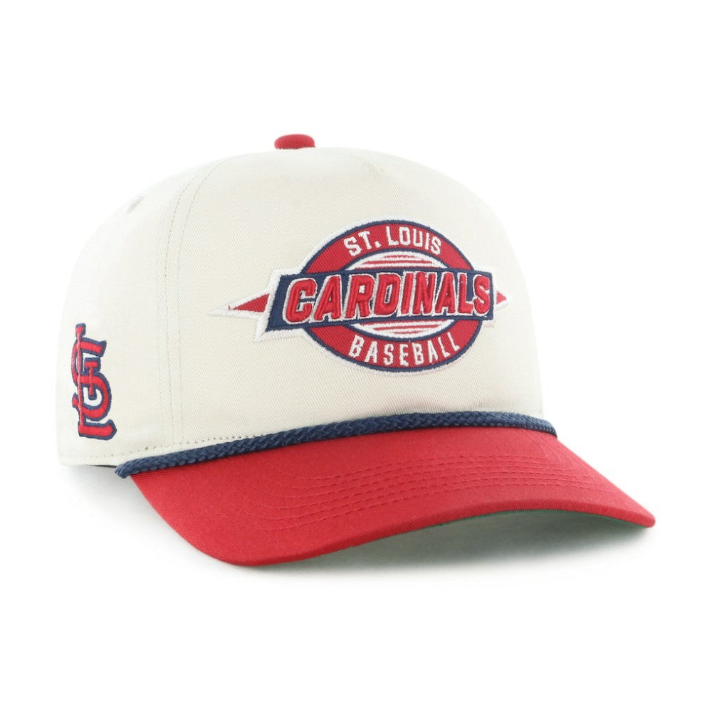 St. Louis Cardinals Youth Frame Out Hitch Adjustable Hat - Natural/Red | 47 brand