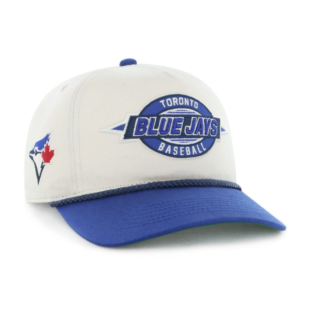 Toronto Blue Jays Youth Frame Out Hitch Adjustable Hat - Natural/Royal | 47 brand