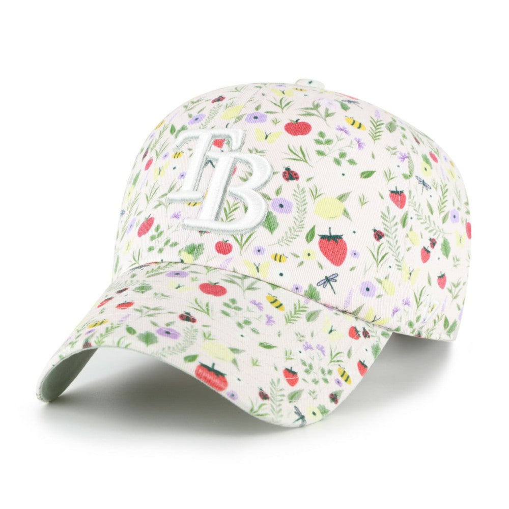Tampa Bay Rays Girls Youth Posey Clean Up Adjustable Hat - Light Pink | 47 brand
