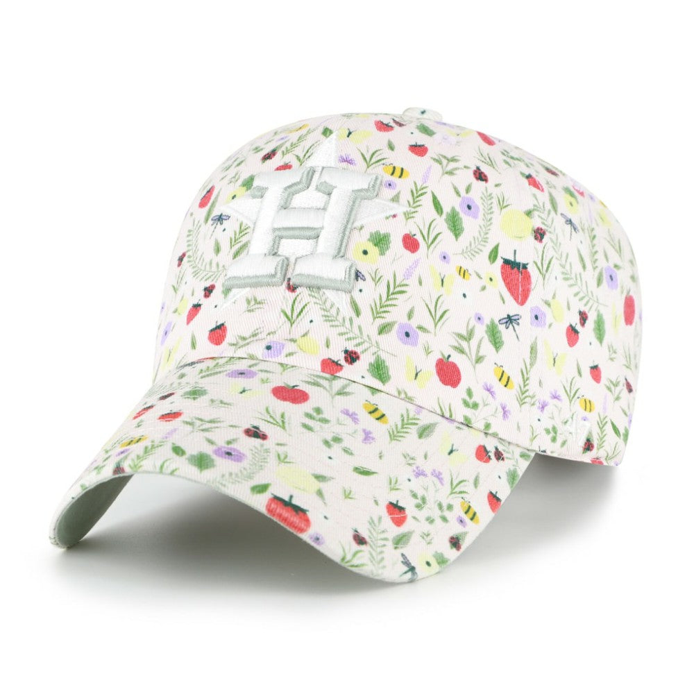 Houston Astros Girls Youth Posey Clean Up Adjustable Hat - Light Pink | 47 brand