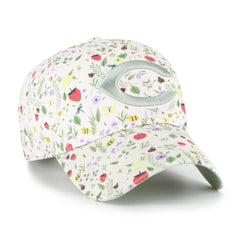 Cincinnati Reds Girls Youth Posey Clean Up Adjustable Hat - Light Pink | 47 brand