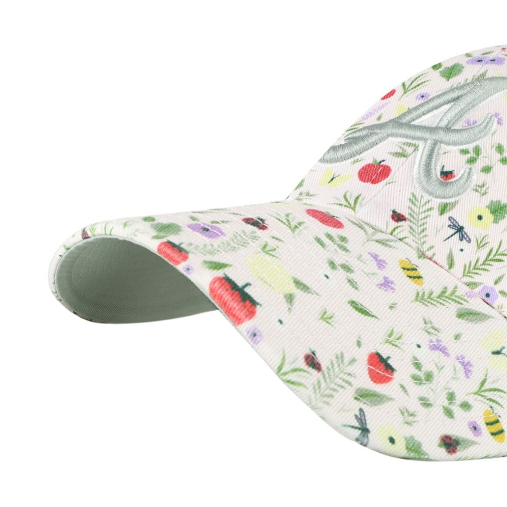Atlanta Braves Girls Youth Posey Clean Up Adjustable Hat - Light Pink | 47 brand
