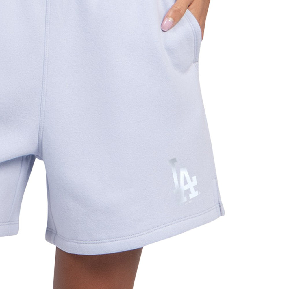 Los Angeles Dodgers Starter Women's Pastel High Waisted Shorts - Light Blue