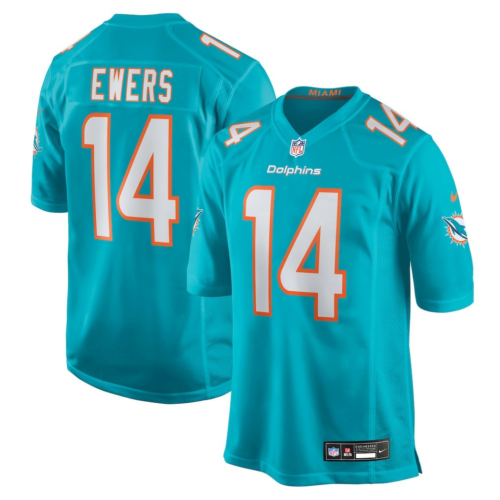 Quinn Ewers Miami Dolphins Team Game Jersey - Aqua | Nike cheap