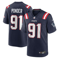 Elijah Ponder New England Patriots Team Game Jersey - Navy | Nike on sale