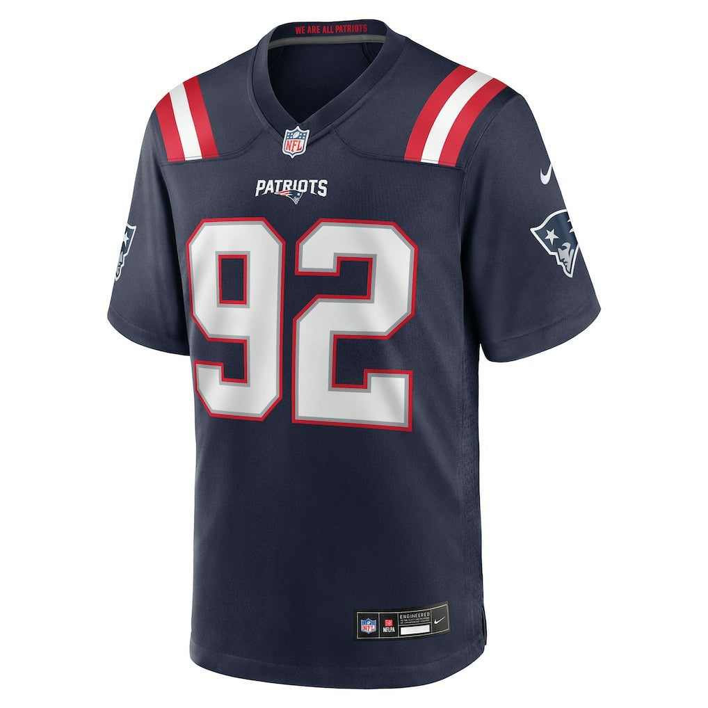 Joshua Farmer New England Patriots Team Game Jersey - Navy | Nike outlet