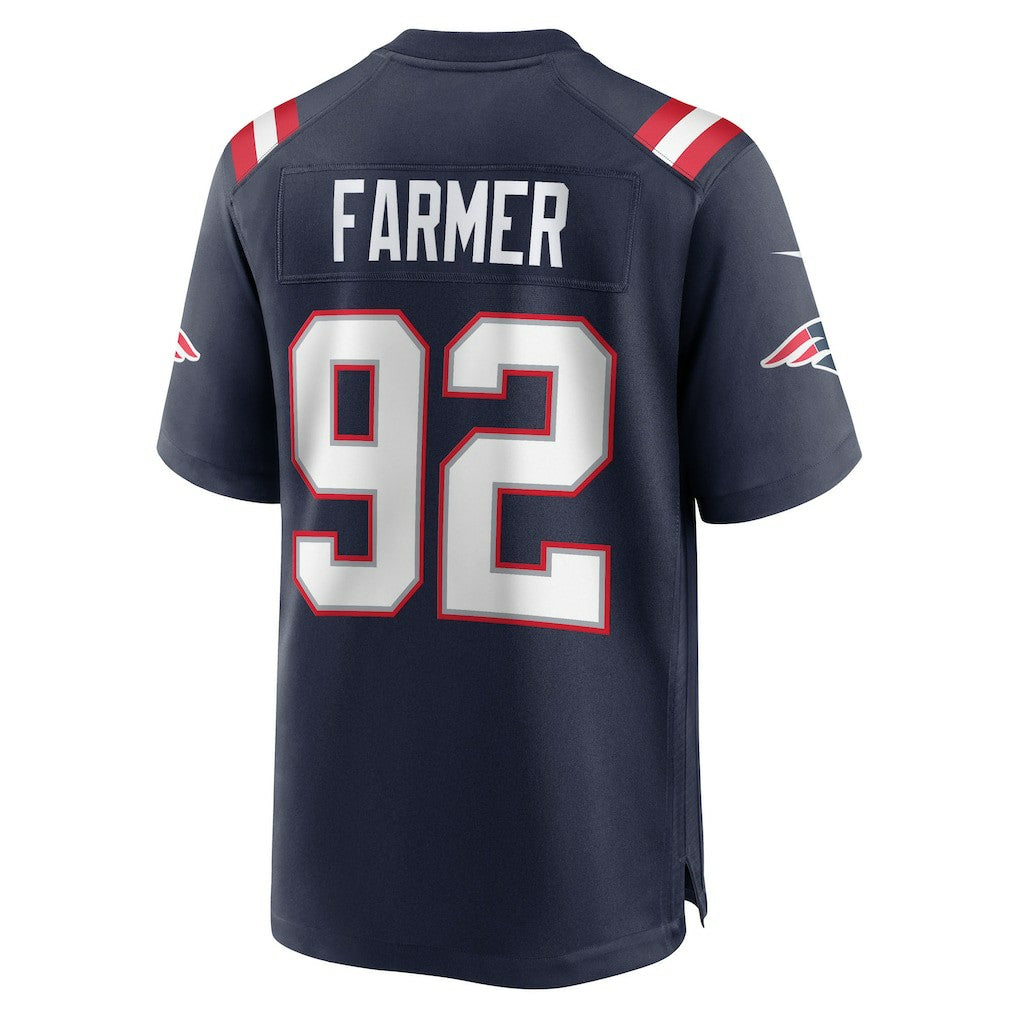 Joshua Farmer New England Patriots Team Game Jersey - Navy | Nike outlet