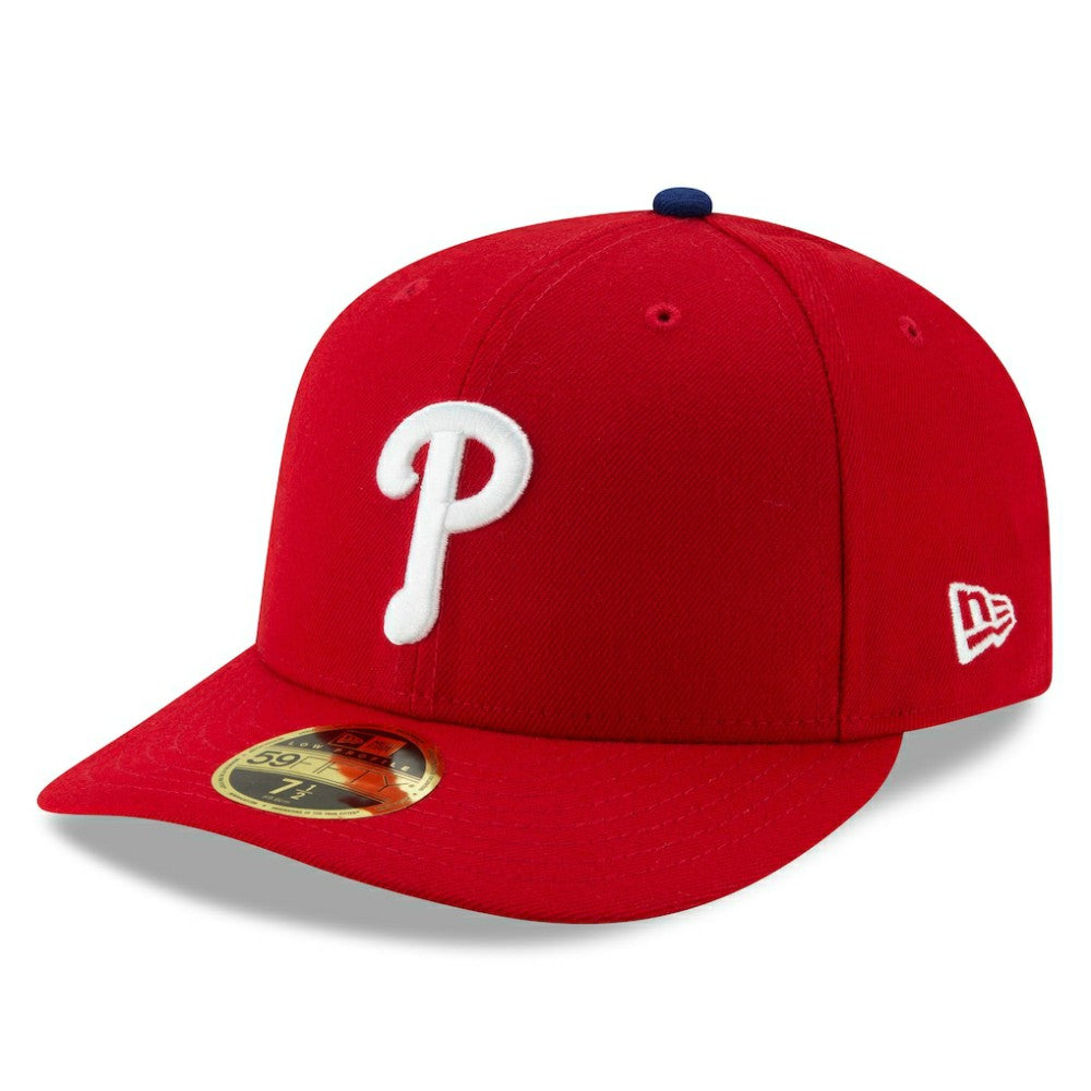 Philadelphia Phillies 2025 MLB Postseason Side Patch Low Profile 59FIFTY Fitted Hat - Red | New Era