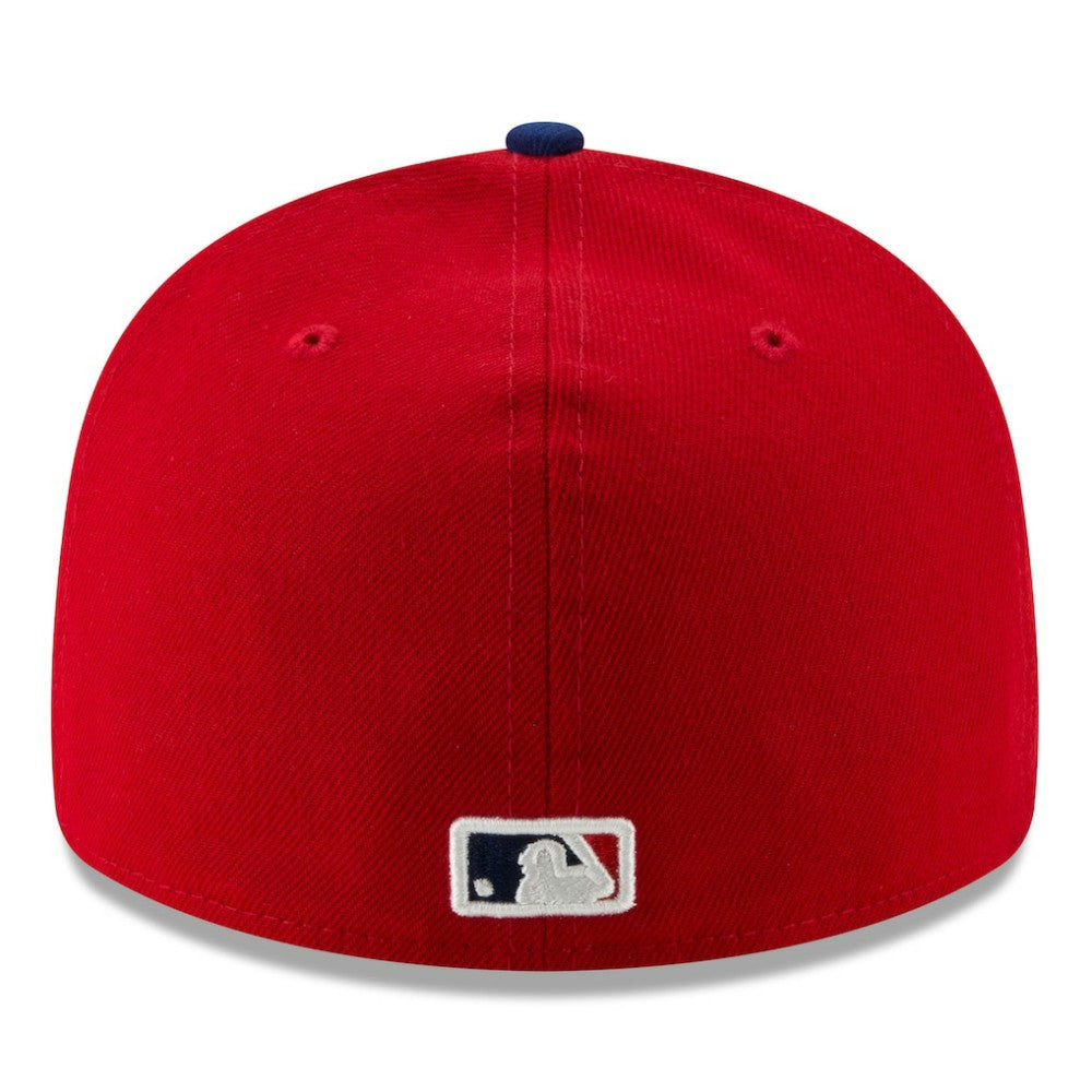 Philadelphia Phillies 2025 MLB Postseason Side Patch Low Profile 59FIFTY Fitted Hat - Red | New Era