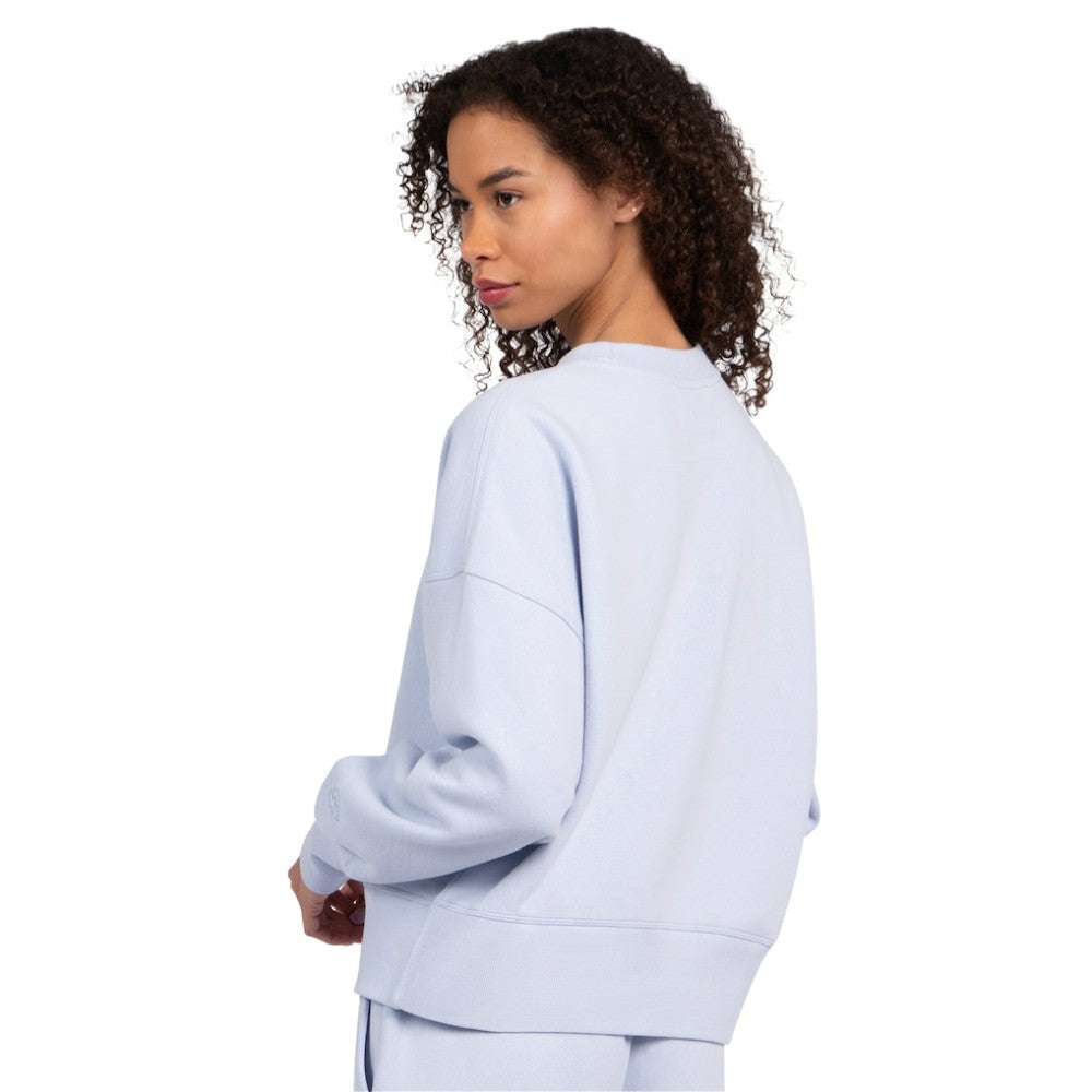 Edmonton Oilers Starter Women's Boxy Cropped Sweatshirt Blue