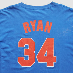 Texas Rangers Stitches 2002 T-Shirt - Blue Vintage