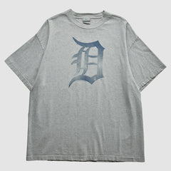 Detroit Tigers Genuine Merchandise 2000s T-Shirt - Gray Vintage