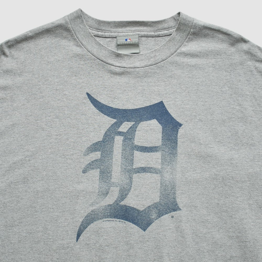 Detroit Tigers Genuine Merchandise 2000s T-Shirt - Gray Vintage