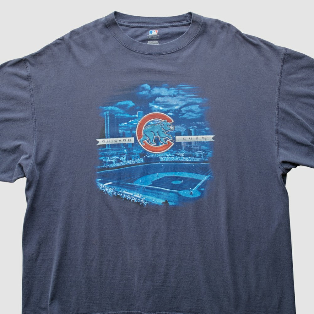 Chicago Cubs 2000s T-Shirt - Blue Vintage