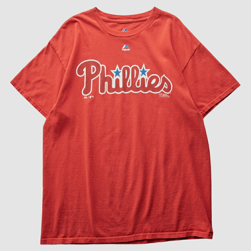 Philadelphia Phillies Majestic 2013 T-Shirt - Red Vintage
