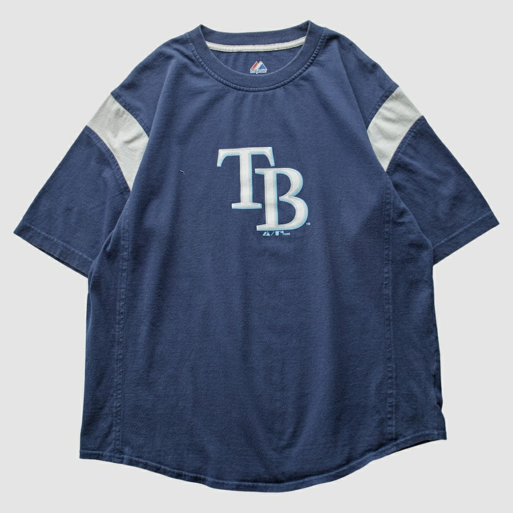 Tampa Bay Rays Majestic 2009 T-Shirt - Navy Vintage