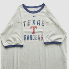 Texas Rangers Majestic 2010 T-Shirt - White Vintage