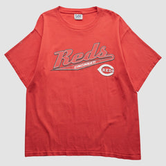 Cincinnati Reds Lee Apparel 2000s T-Shirt - Red Vintage