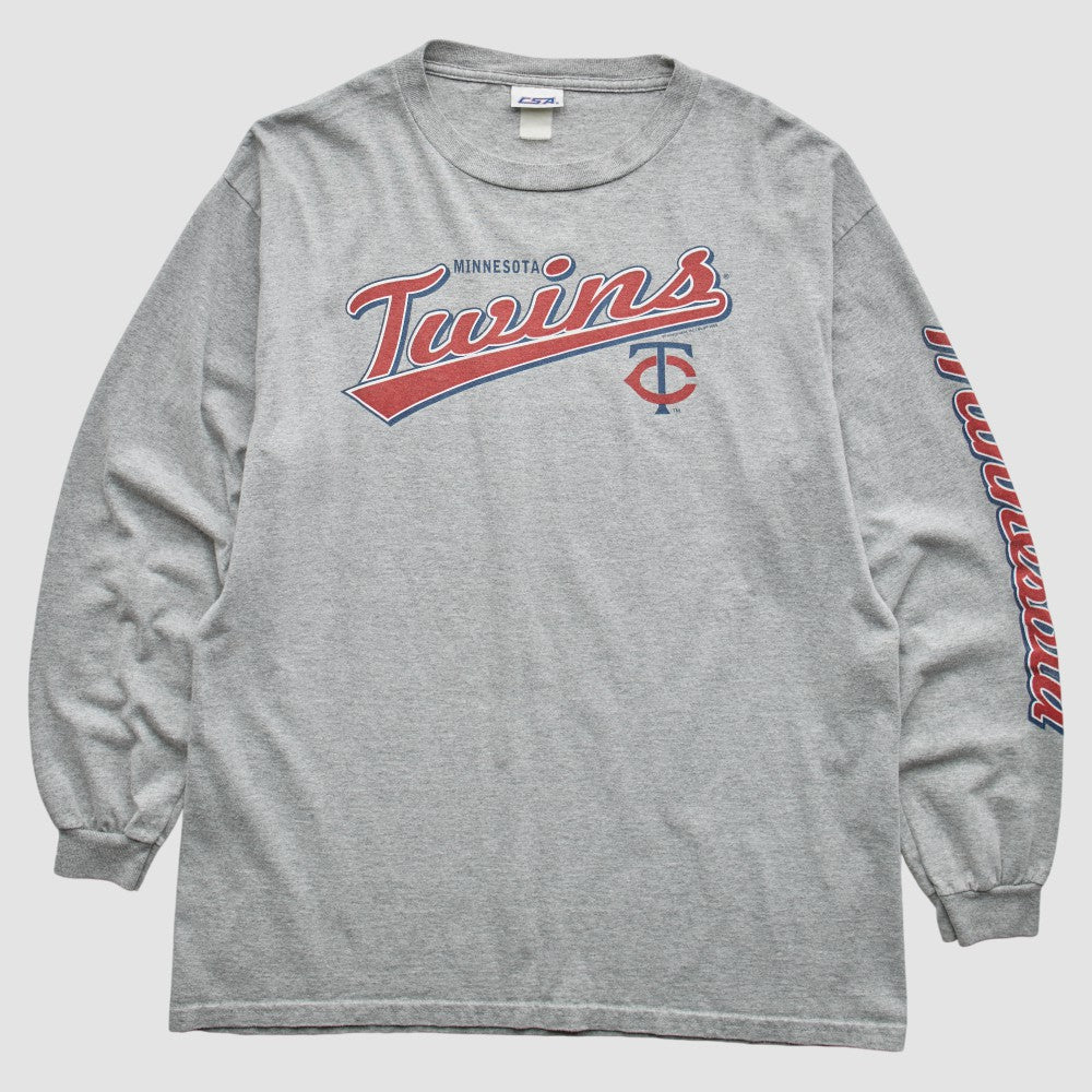 Minnesota Twins CSA 2000s T-Shirt - Gray Vintage