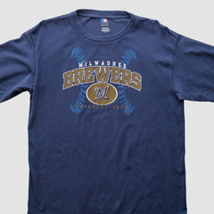 Milwaukee Brewers 2000s T-Shirt - Blue Vintage