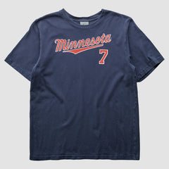 Minnesota Twins 2000s T-Shirt - Navy Vintage